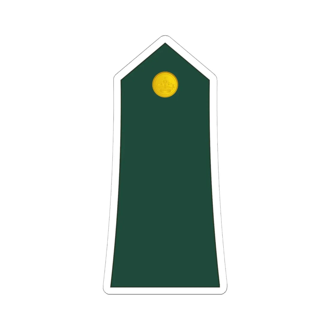 01 Moroccan Army PSC (Morocco) (Military Rank) STICKER Vinyl Kiss-Cut Decal 6 Inch White - The Sticker Space