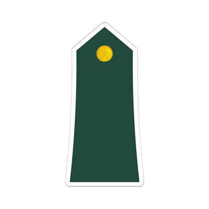 01 Moroccan Army PSC (Morocco) (Military Rank) STICKER Vinyl Kiss-Cut Decal 6 Inch White - The Sticker Space