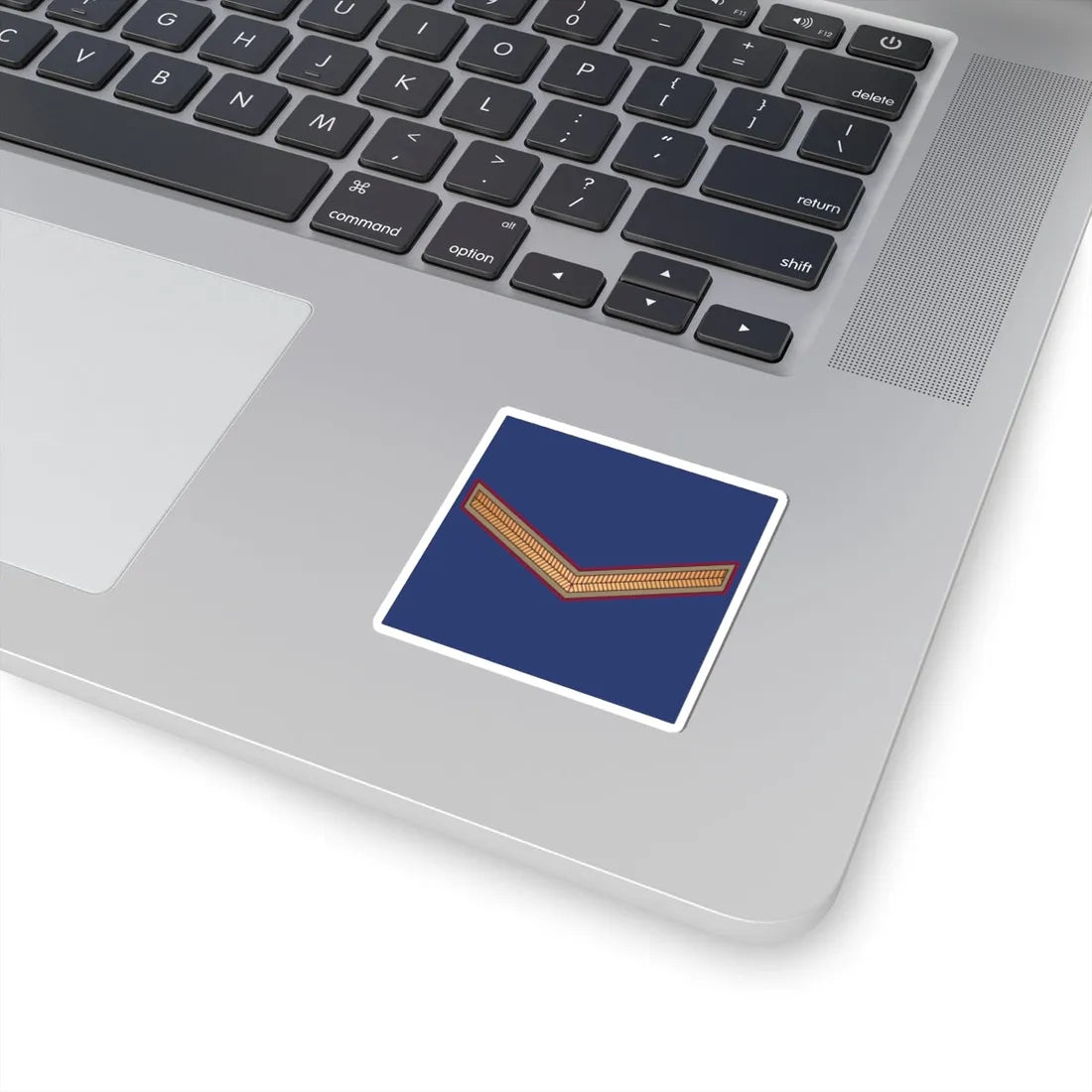 01. QEAF LCPL (Qatar) (Military Rank) STICKER Vinyl Kiss-Cut Decal - The Sticker Space