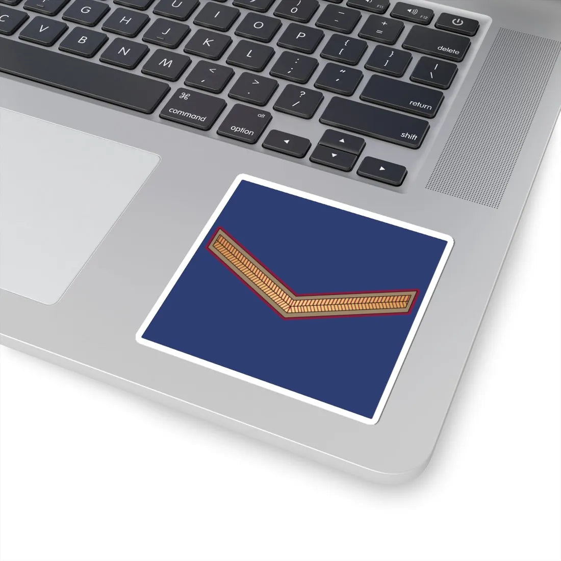 01. QEAF LCPL (Qatar) (Military Rank) STICKER Vinyl Kiss-Cut Decal - The Sticker Space