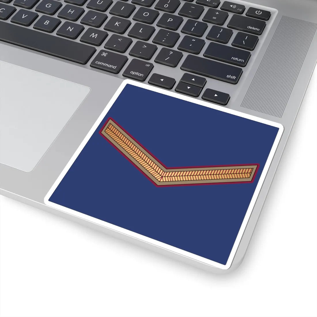 01. QEAF LCPL (Qatar) (Military Rank) STICKER Vinyl Kiss-Cut Decal - The Sticker Space