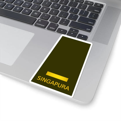 01 RSA OF01a (Singapore) (Military Rank) STICKER Vinyl Kiss-Cut Decal - The Sticker Space