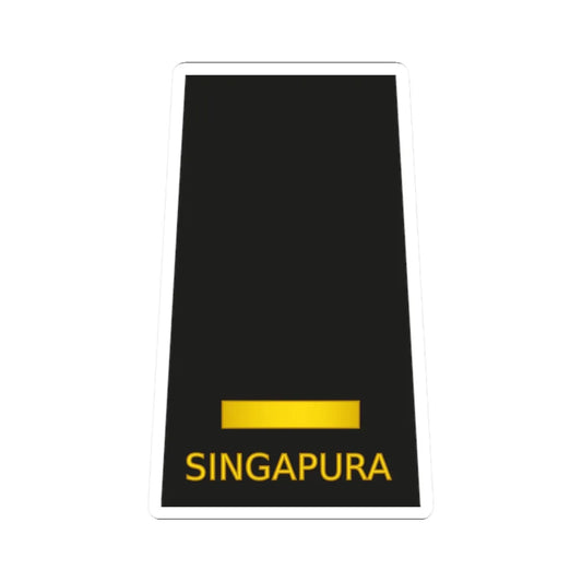01 RSN OF01a (Singapore) (Military Rank) STICKER Vinyl Kiss-Cut Decal 2 Inch White - The Sticker Space