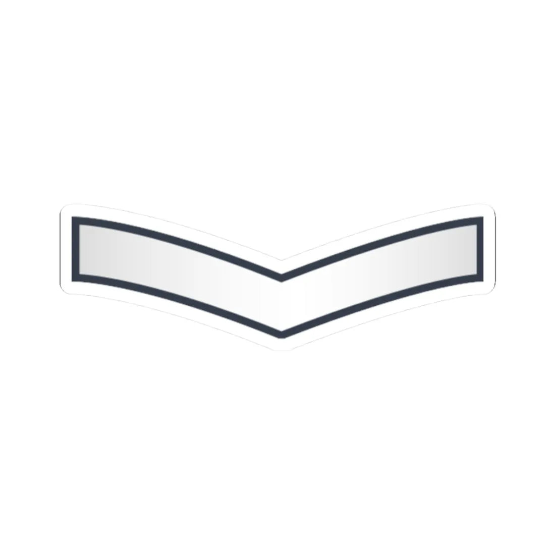 01 Somali Air Force PFC (Mali) (Military Rank) STICKER Vinyl Kiss-Cut Decal 2 Inch White - The Sticker Space