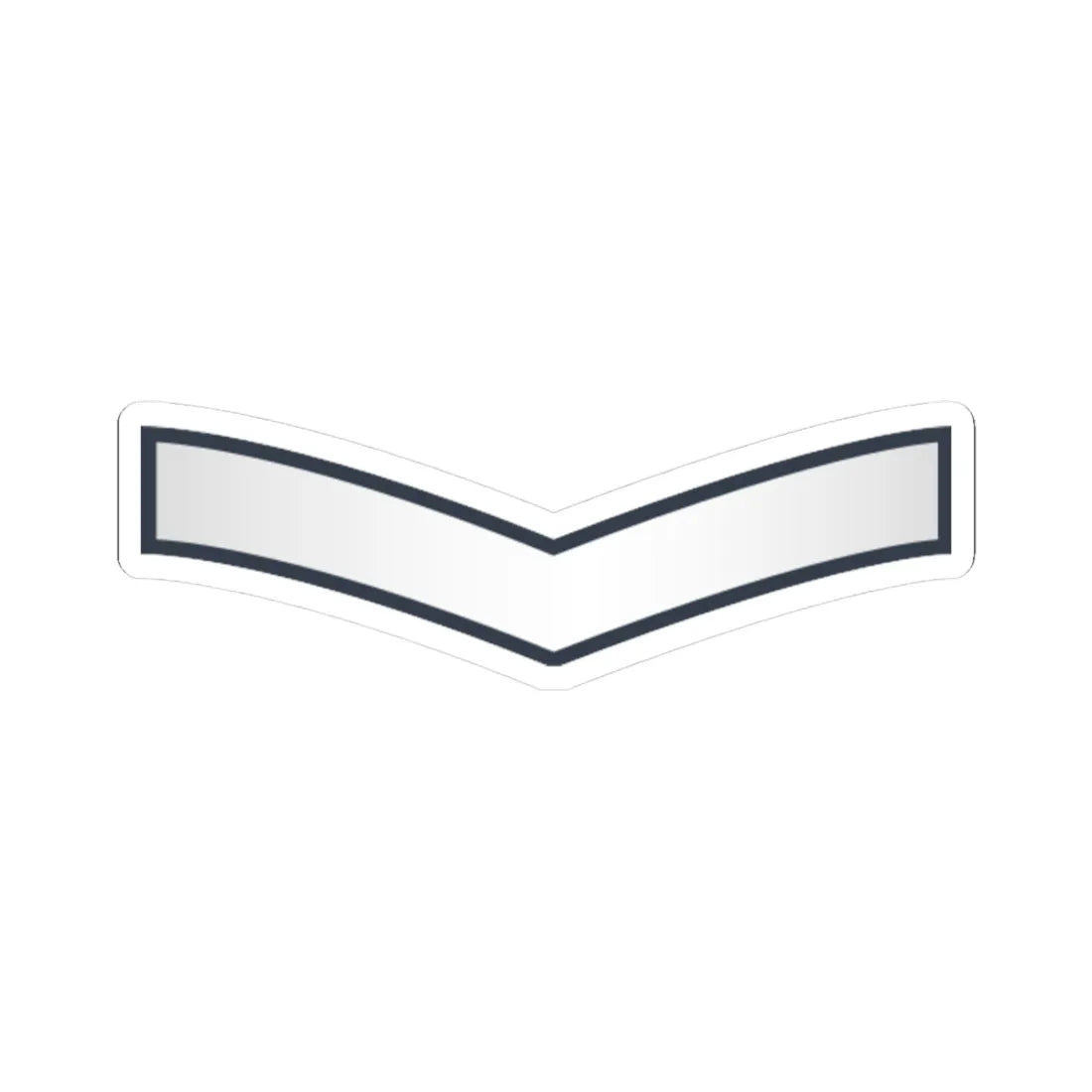 01 Somali Air Force PFC (Mali) (Military Rank) STICKER Vinyl Kiss-Cut Decal 3 Inch White - The Sticker Space