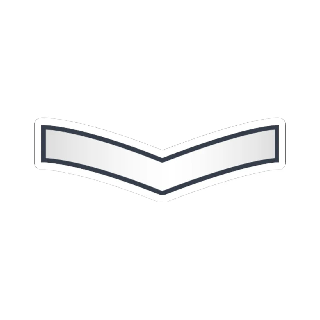 01 Somali Air Force PFC (Mali) (Military Rank) STICKER Vinyl Kiss-Cut Decal 4 Inch White - The Sticker Space