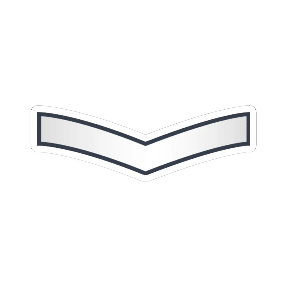 01 Somali Air Force PFC (Mali) (Military Rank) STICKER Vinyl Kiss-Cut Decal 6 Inch White - The Sticker Space