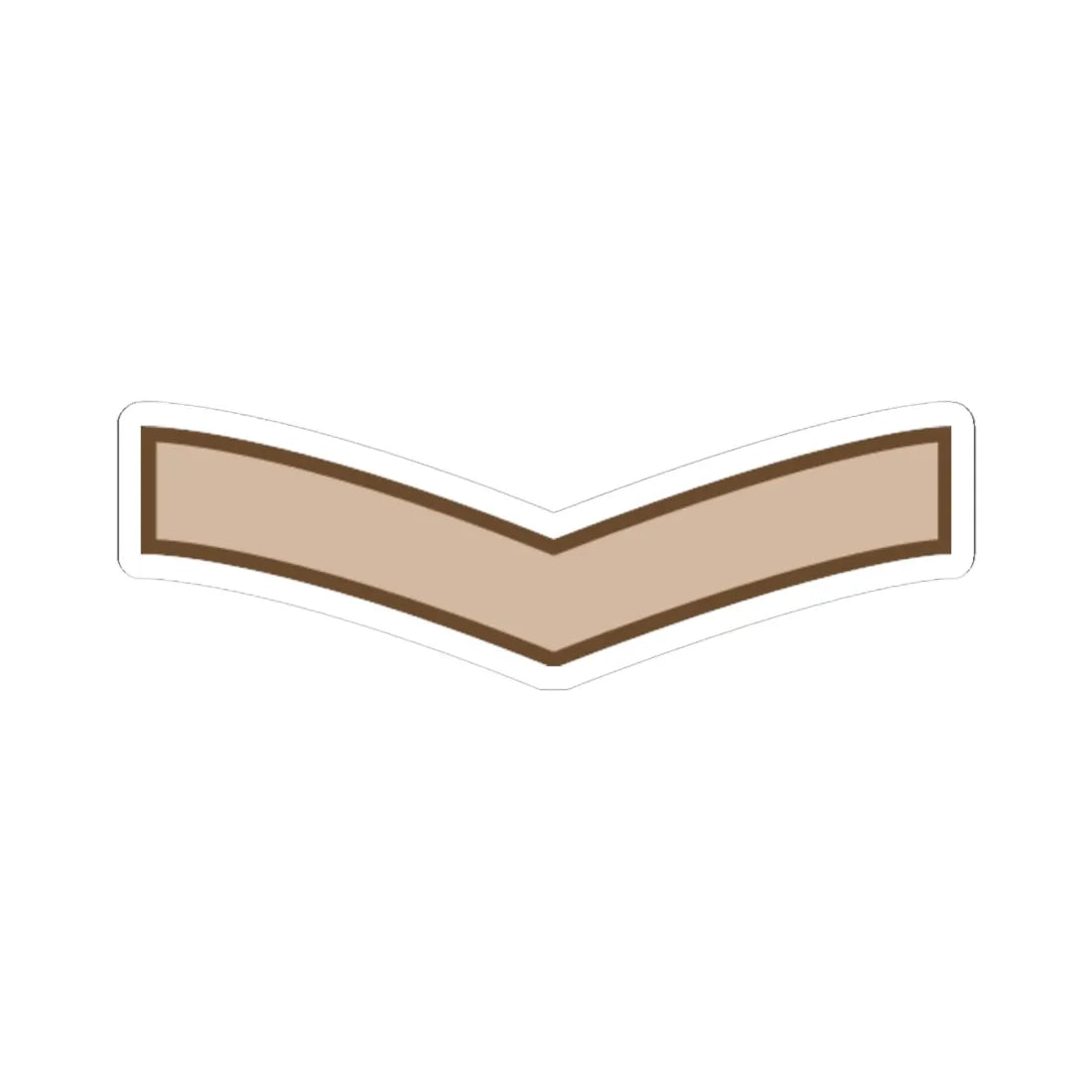 01 Somali Army PFC (Mali) (Military Rank) STICKER Vinyl Kiss-Cut Decal 6 Inch White - The Sticker Space