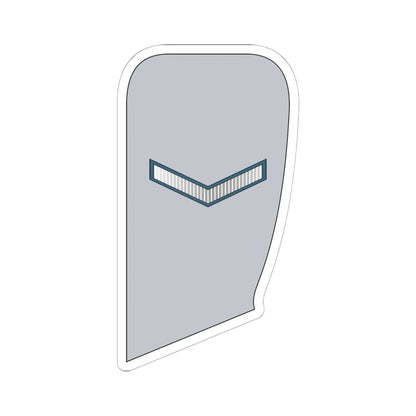 01 UAEAF PFC (United Arab Emirates) (Military Rank) STICKER Vinyl Kiss-Cut Decal 6 Inch White - The Sticker Space
