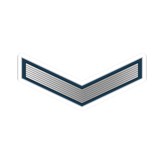 01.Libyan Air Force PFC (Libya) (Military Rank) STICKER Vinyl Kiss-Cut Decal 2 Inch White - The Sticker Space