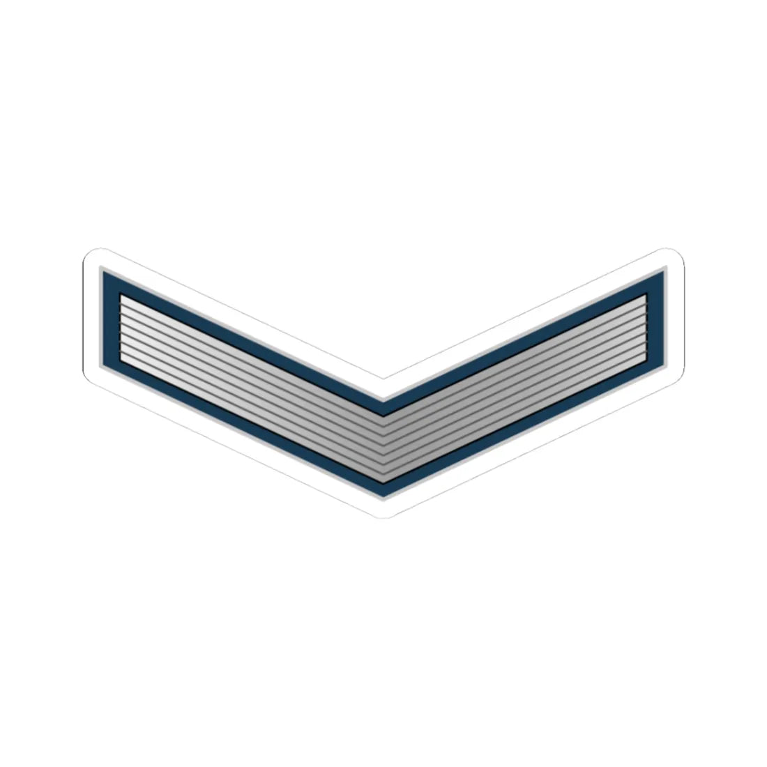 01.Libyan Air Force PFC (Libya) (Military Rank) STICKER Vinyl Kiss-Cut Decal 3 Inch White - The Sticker Space