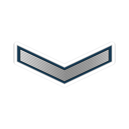 01.Libyan Air Force PFC (Libya) (Military Rank) STICKER Vinyl Kiss-Cut Decal 3 Inch White - The Sticker Space