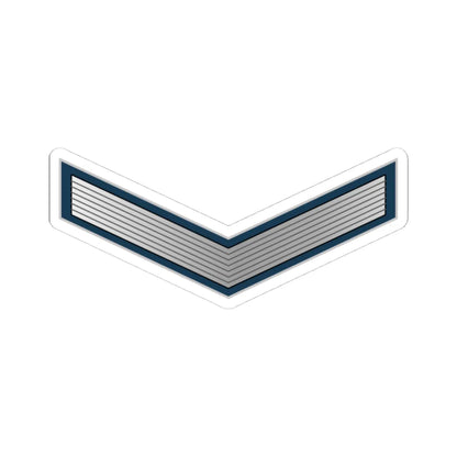 01.Libyan Air Force PFC (Libya) (Military Rank) STICKER Vinyl Kiss-Cut Decal 4 Inch White - The Sticker Space