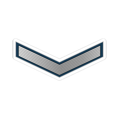 01.Libyan Air Force PFC (Libya) (Military Rank) STICKER Vinyl Kiss-Cut Decal 6 Inch White - The Sticker Space