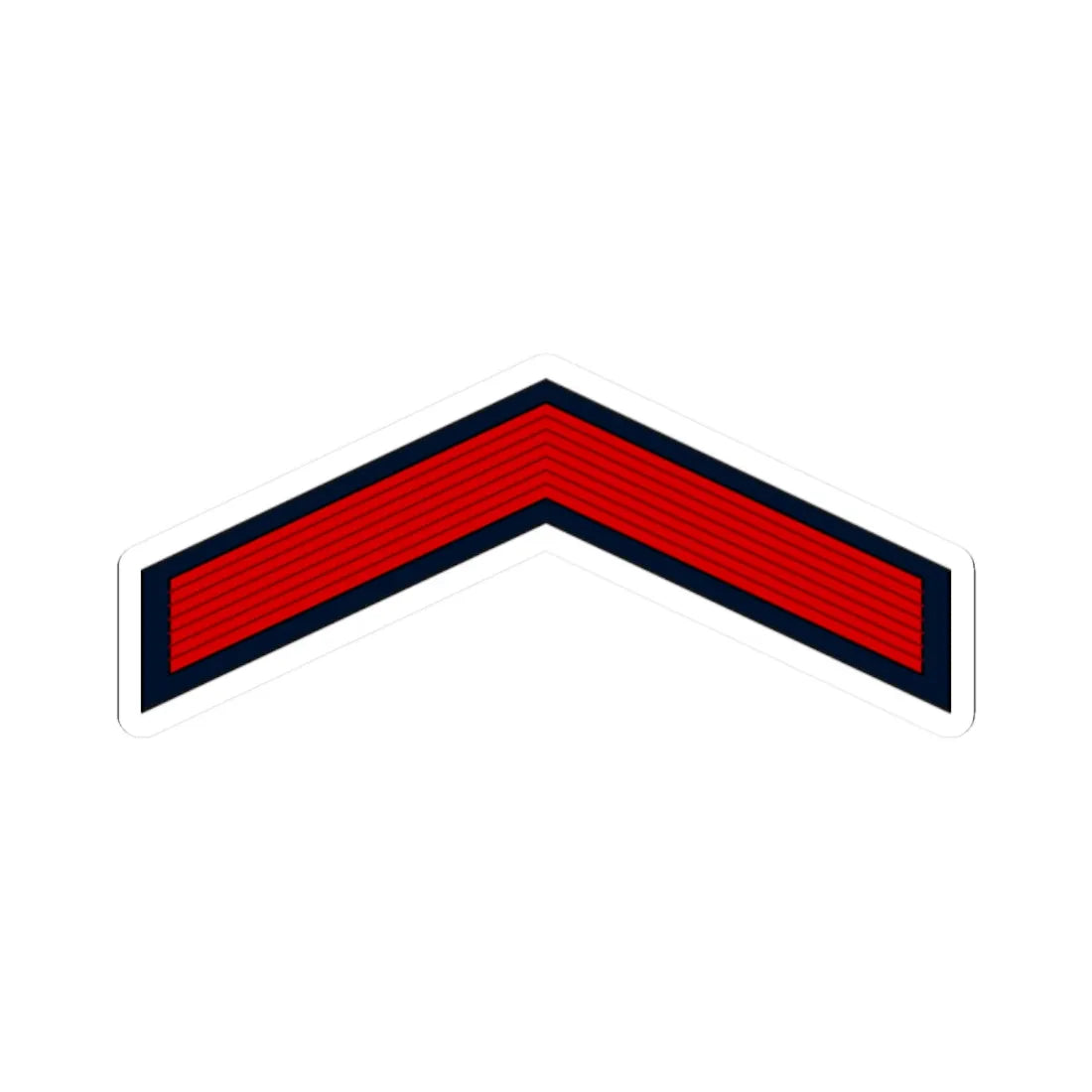 01.Moroccan Air Force PFC (Morocco) (Military Rank) STICKER Vinyl Kiss-Cut Decal 2 Inch White - The Sticker Space