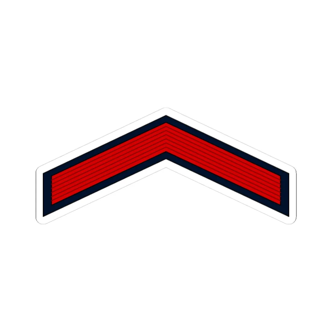 01.Moroccan Air Force PFC (Morocco) (Military Rank) STICKER Vinyl Kiss-Cut Decal 3 Inch White - The Sticker Space