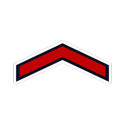 01.Moroccan Air Force PFC (Morocco) (Military Rank) STICKER Vinyl Kiss-Cut Decal 6 Inch White - The Sticker Space