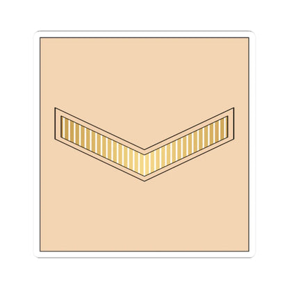 01.RBLF LCPL (Bahrain) (Military Rank) STICKER Vinyl Kiss-Cut Decal 2 Inch White - The Sticker Space