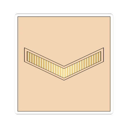 01.RBLF LCPL (Bahrain) (Military Rank) STICKER Vinyl Kiss-Cut Decal 3 Inch White - The Sticker Space