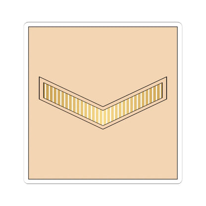 01.RBLF LCPL (Bahrain) (Military Rank) STICKER Vinyl Kiss-Cut Decal 4 Inch White - The Sticker Space
