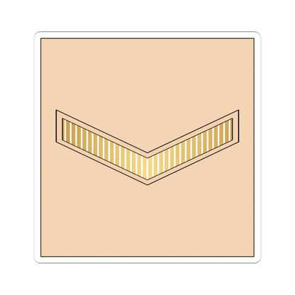 01.RBLF LCPL (Bahrain) (Military Rank) STICKER Vinyl Kiss-Cut Decal 6 Inch White - The Sticker Space