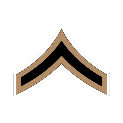 01.RSA PFC (Saudi Arabia) (Military Rank) STICKER Vinyl Kiss-Cut Decal 2 Inch White - The Sticker Space