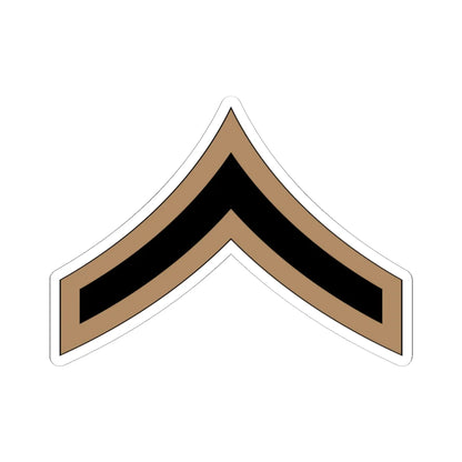 01.RSA PFC (Saudi Arabia) (Military Rank) STICKER Vinyl Kiss-Cut Decal 6 Inch White - The Sticker Space