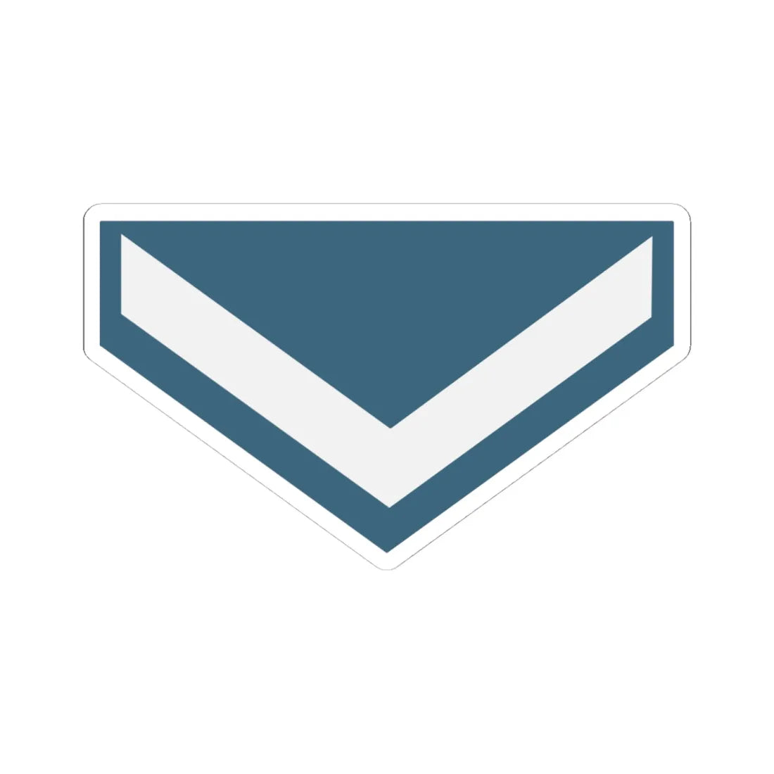 01.Syrian Air Force PFC (Syria) (Military Rank) STICKER Vinyl Kiss-Cut Decal 4 Inch White - The Sticker Space
