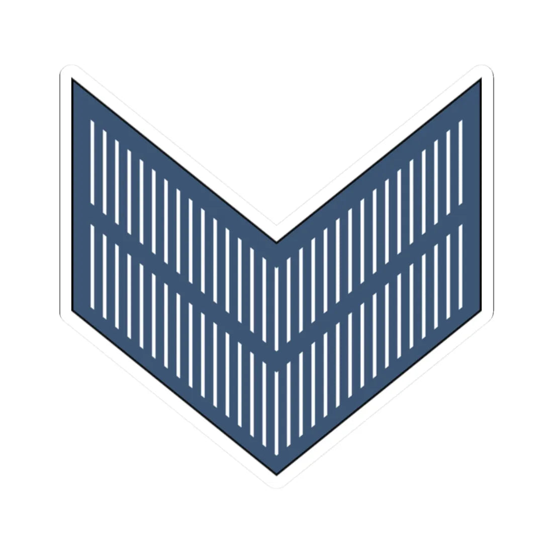 02. JAF CPL (Jordan) (Military Rank) STICKER Vinyl Kiss-Cut Decal 2 Inch White - The Sticker Space