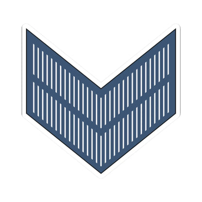 02. JAF CPL (Jordan) (Military Rank) STICKER Vinyl Kiss-Cut Decal 2 Inch White - The Sticker Space