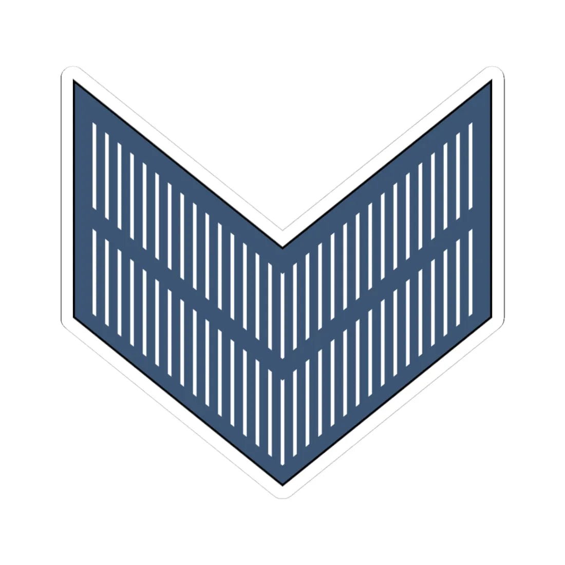 02. JAF CPL (Jordan) (Military Rank) STICKER Vinyl Kiss-Cut Decal 3 Inch White - The Sticker Space
