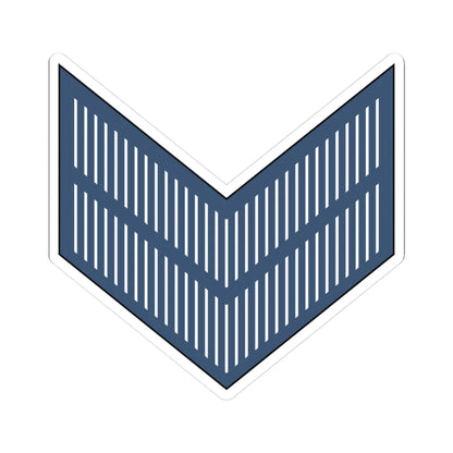 02. JAF CPL (Jordan) (Military Rank) STICKER Vinyl Kiss-Cut Decal 3 Inch White - The Sticker Space