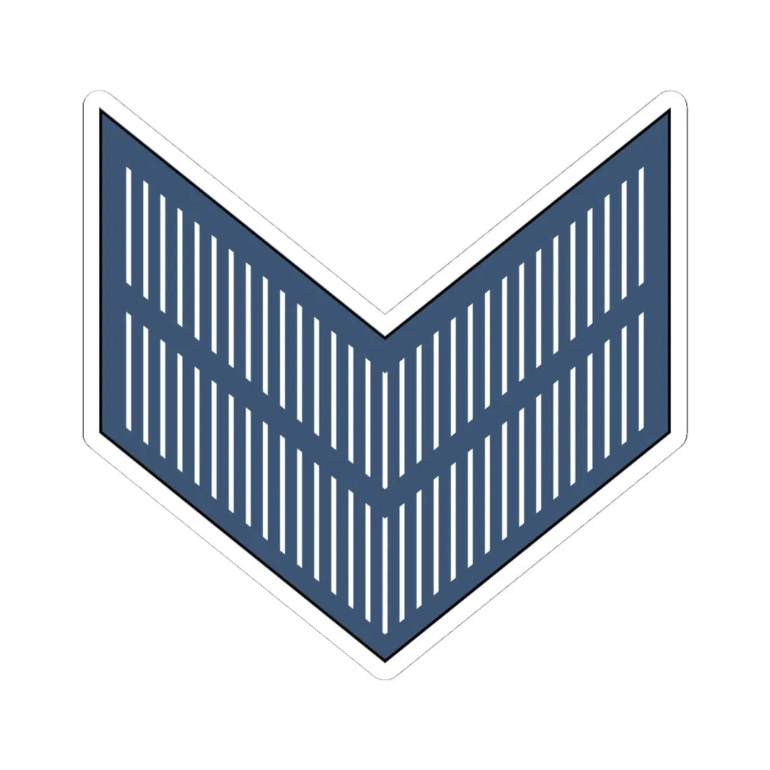 02. JAF CPL (Jordan) (Military Rank) STICKER Vinyl Kiss-Cut Decal 4 Inch White - The Sticker Space
