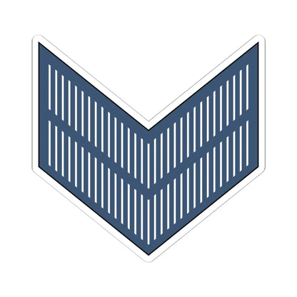 02. JAF CPL (Jordan) (Military Rank) STICKER Vinyl Kiss-Cut Decal 6 Inch White - The Sticker Space
