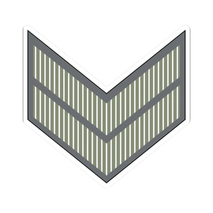02. JLF CPL (Jordan) (Military Rank) STICKER Vinyl Kiss-Cut Decal 2 Inch White - The Sticker Space