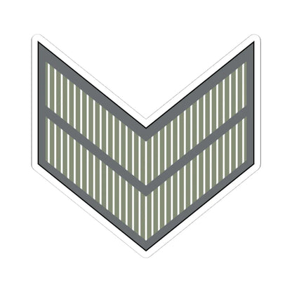 02. JLF CPL (Jordan) (Military Rank) STICKER Vinyl Kiss-Cut Decal 4 Inch White - The Sticker Space