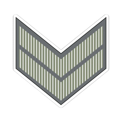 02. JLF CPL (Jordan) (Military Rank) STICKER Vinyl Kiss-Cut Decal 6 Inch White - The Sticker Space