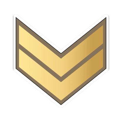 02. KLF CPL (Kuwait) (Military Rank) STICKER Vinyl Kiss-Cut Decal 2 Inch White - The Sticker Space