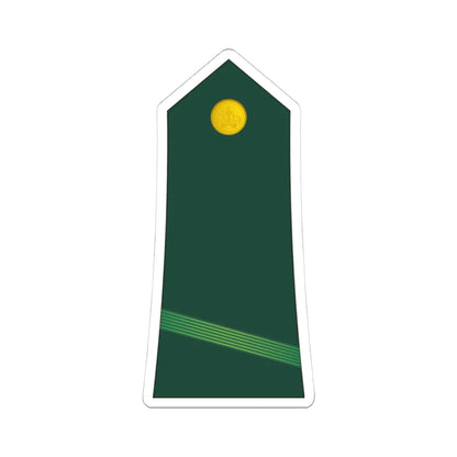 02 Moroccan Army PFC (Morocco) (Military Rank) STICKER Vinyl Kiss-Cut Decal 4 Inch White - The Sticker Space