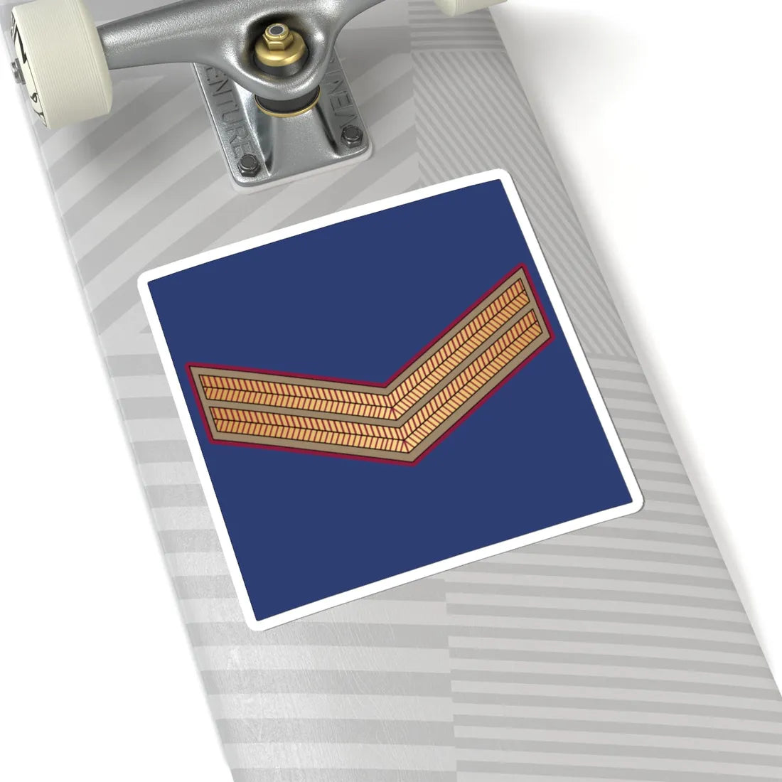 02. QEAF CPL (Qatar) (Military Rank) STICKER Vinyl Kiss-Cut Decal - The Sticker Space