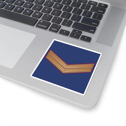 02. QEAF CPL (Qatar) (Military Rank) STICKER Vinyl Kiss-Cut Decal - The Sticker Space