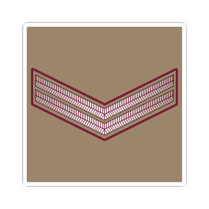 02. QELF CPL (Qatar) (Military Rank) STICKER Vinyl Kiss-Cut Decal 2 Inch White - The Sticker Space