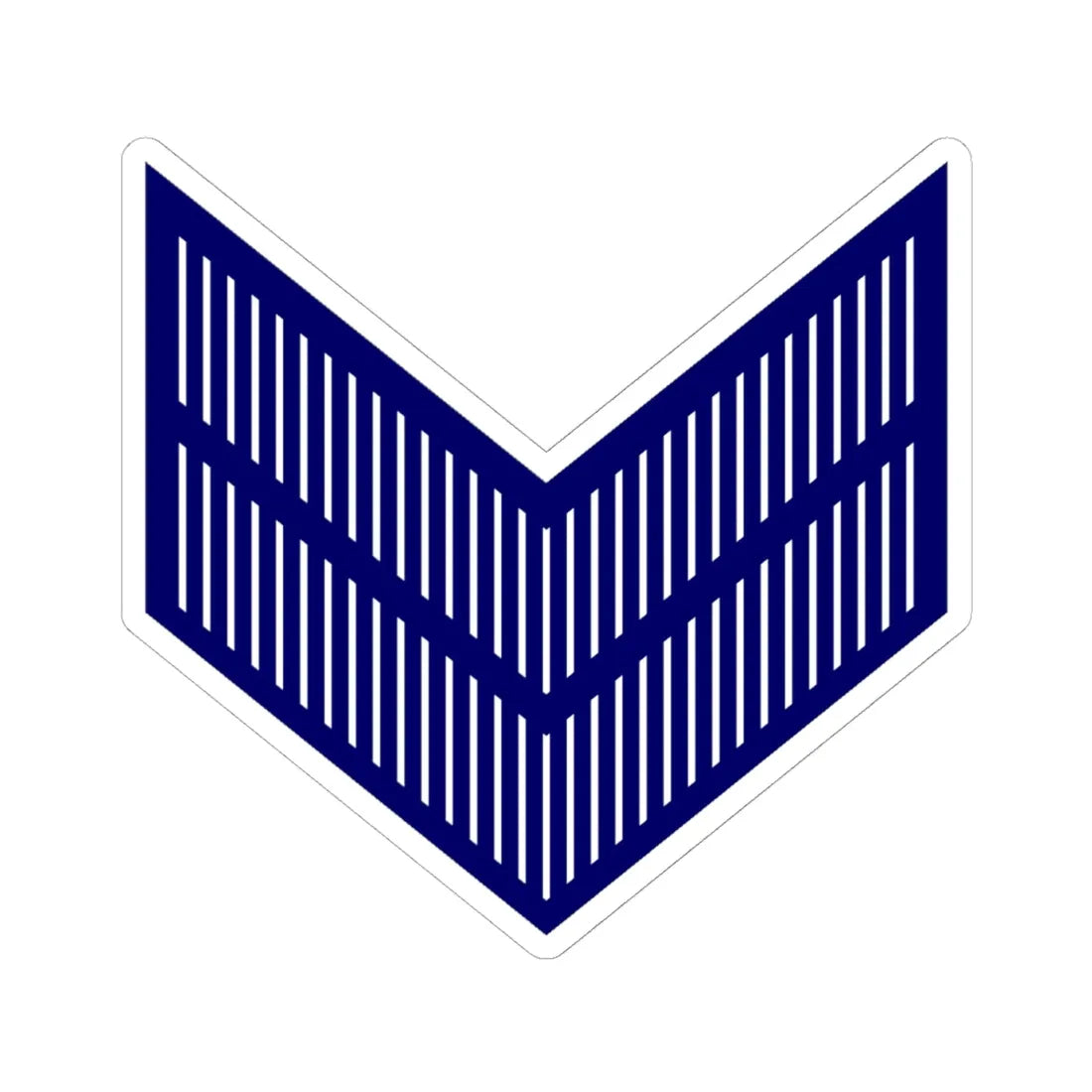 02. RJN CPL (Jordan) (Military Rank) STICKER Vinyl Kiss-Cut Decal 6 Inch White - The Sticker Space