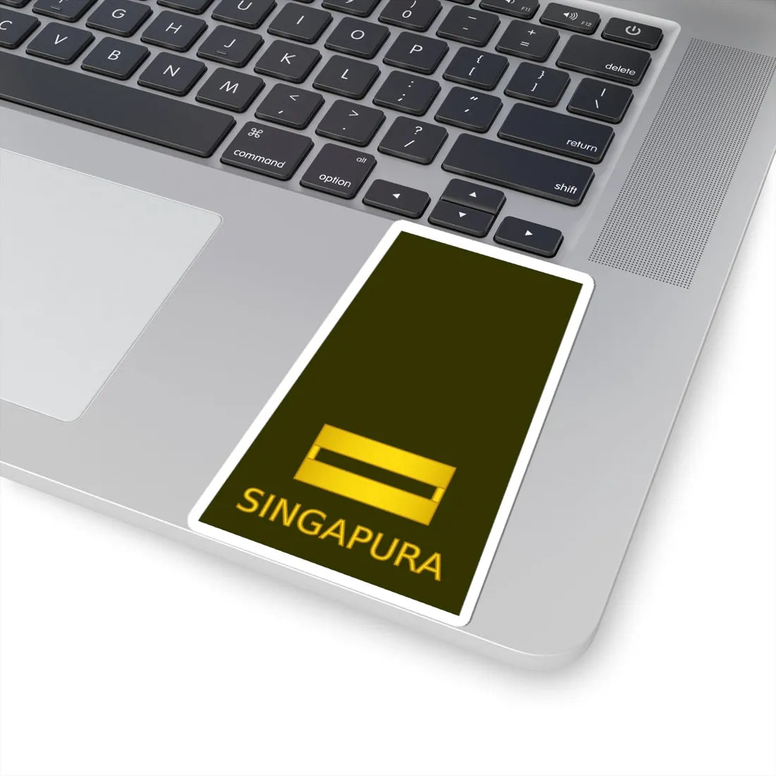 02 RSA OF01b (Singapore) (Military Rank) STICKER Vinyl Kiss-Cut Decal - The Sticker Space
