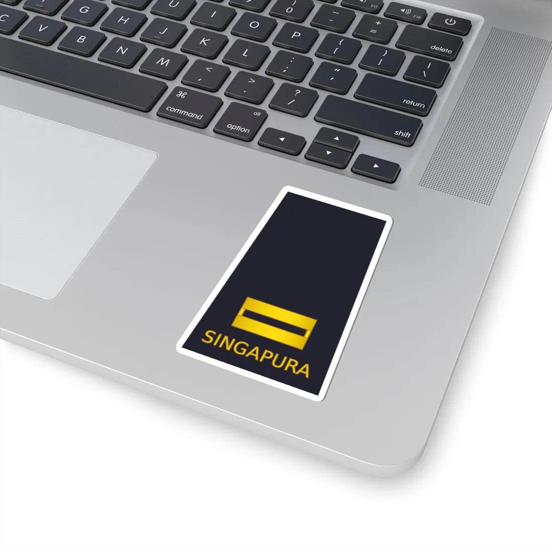 02 RSAF OF01b (Singapore) (Military Rank) STICKER Vinyl Kiss-Cut Decal - The Sticker Space