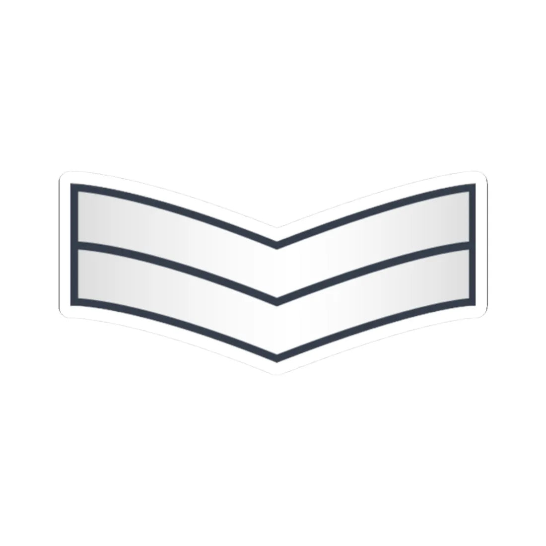 02 Somali Air Force CPL (Mali) (Military Rank) STICKER Vinyl Kiss-Cut Decal 2 Inch White - The Sticker Space