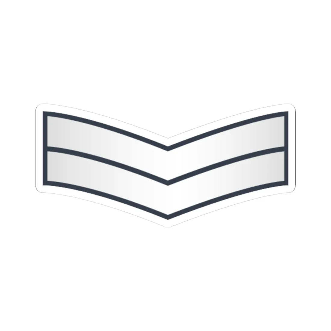 02 Somali Air Force CPL (Mali) (Military Rank) STICKER Vinyl Kiss-Cut Decal 3 Inch White - The Sticker Space