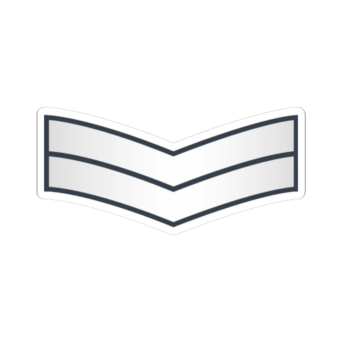 02 Somali Air Force CPL (Mali) (Military Rank) STICKER Vinyl Kiss-Cut Decal 4 Inch White - The Sticker Space