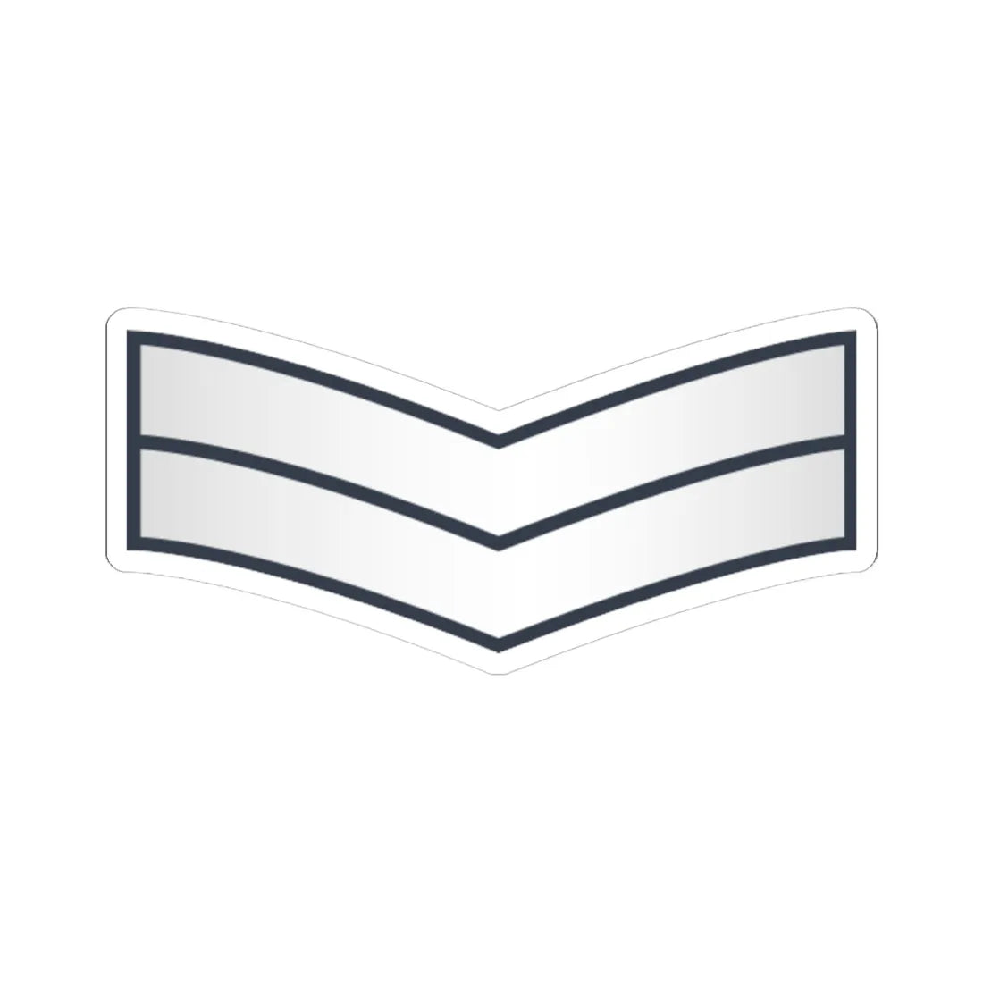 02 Somali Air Force CPL (Mali) (Military Rank) STICKER Vinyl Kiss-Cut Decal 6 Inch White - The Sticker Space