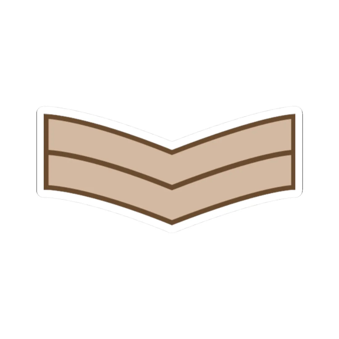 02 Somali Army CPL (Mali) (Military Rank) STICKER Vinyl Kiss-Cut Decal 2 Inch White - The Sticker Space